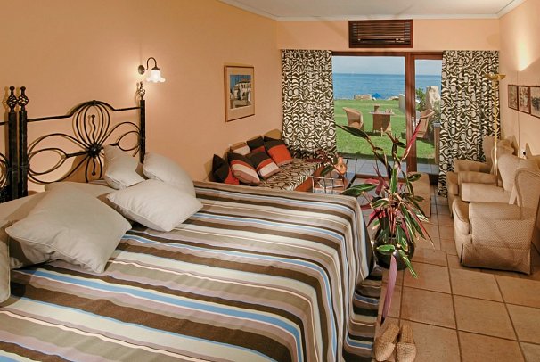 Aquila Rithymna Beach - Wohnbeispiel Juniorsuite Meeresfront (Zimmercodierung JBO)