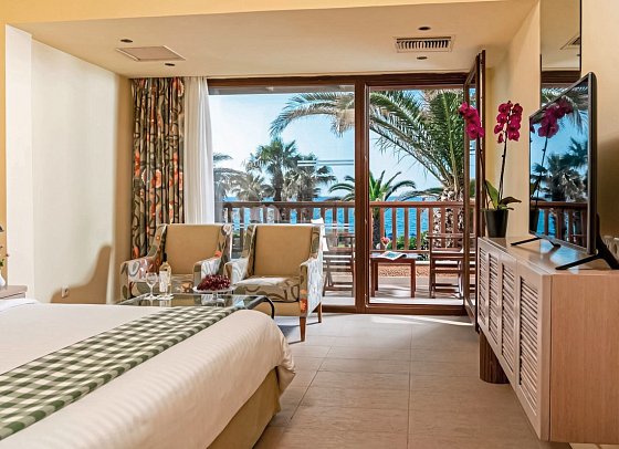 Aquila Rithymna Beach - Wohnbeispiel Familienzimmer Meerblick (Zimmercodierung FBM)