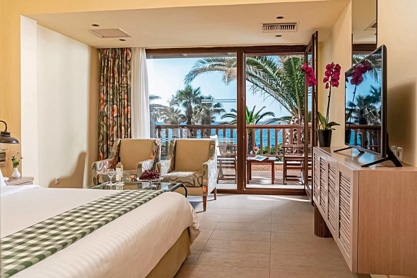 Aquila Rithymna Beach - Wohnbeispiel Familienzimmer Meerblick (Zimmercodierung FBM)