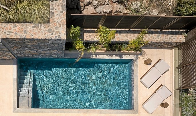 Daios Cove - Wohnbeispiel Junior Suite Premium Privat-Pool (Zimmercodierung JM1)