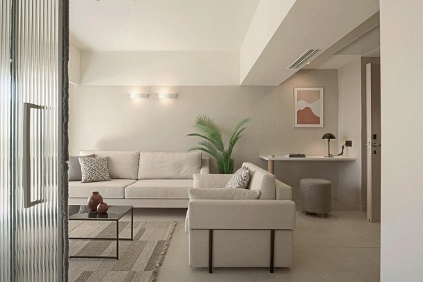 Creta Star - Wohnbeispiel Juniorsuite (Zimmercodierungen JBG, JBM & JBN)