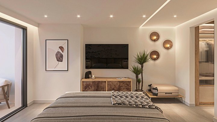 Iberostar Waves Creta Panorama & Mare - Wohnbeispiel Doppelzimmer (Zimmercodierungen DB1, DB2, D1G & D2G)