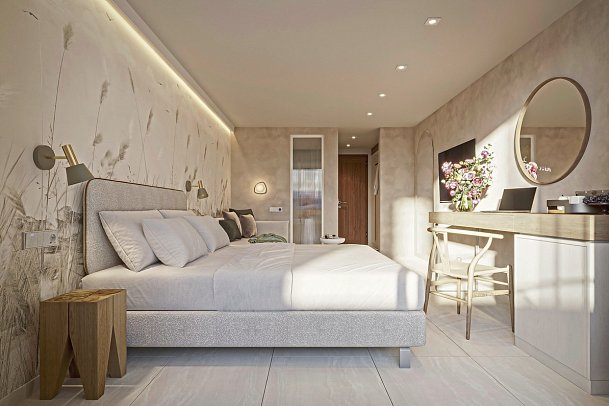 Iberostar Waves Creta Panorama & Mare - Wohnbeispiel Doppelzimmer Gartenblick (Zimmercodierungen D1G & D2G)