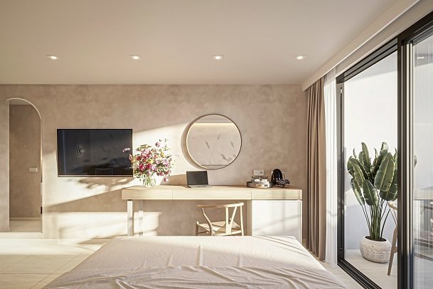 Iberostar Waves Creta Panorama & Mare - Wohnbeispiel Doppelzimmer Meerblick (Zimmercodierungen D1M & D2M)