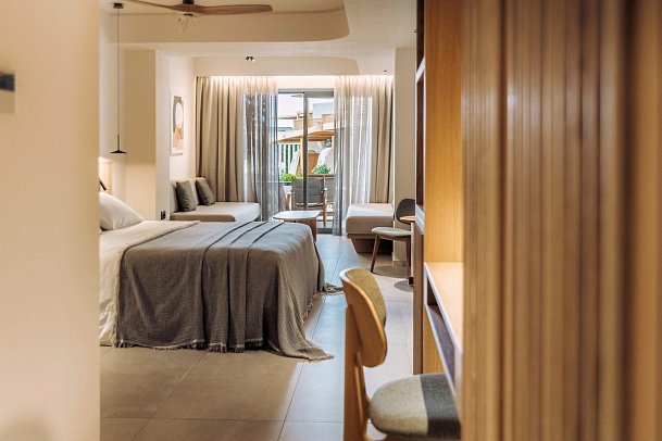 Ostria Resort & Spa - Wohnbeispiel Doppelzimmer Deluxe Gartenblick (Zimmercodierung DDG)