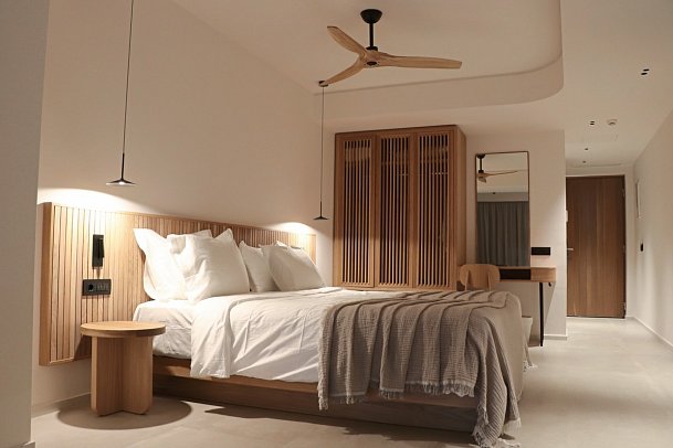 Ostria Resort & Spa - Wohnbeispiel Doppelzimmer Deluxe Gartenblick (Zimmercodierung DDG)