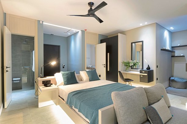 Domes Aulus Elounda, Curio Collection by Hilton - Wohnbeispiel Suite Meerblick Sapphire Zen Privat-Pool (Zimmercodierung W4M)