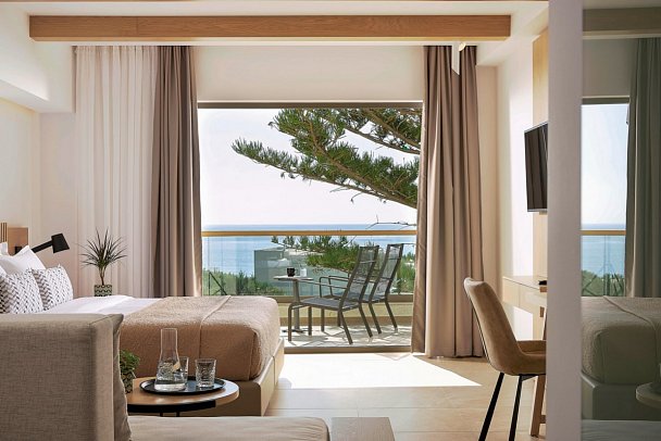 Coriva Beach - Wohnbeispiel Juniorsuite Meerblick