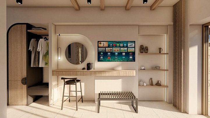 Coriva Beach - Wohnbeispiel Bungalow Gartbenblick (Zimmercodierung BBG)