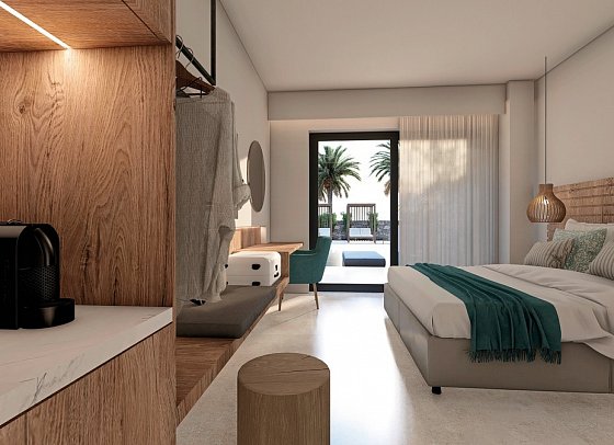 Aphrodite Beach Club - Modellbild Juniorsuite Swim-up (Zimmercodierung JBQ)
