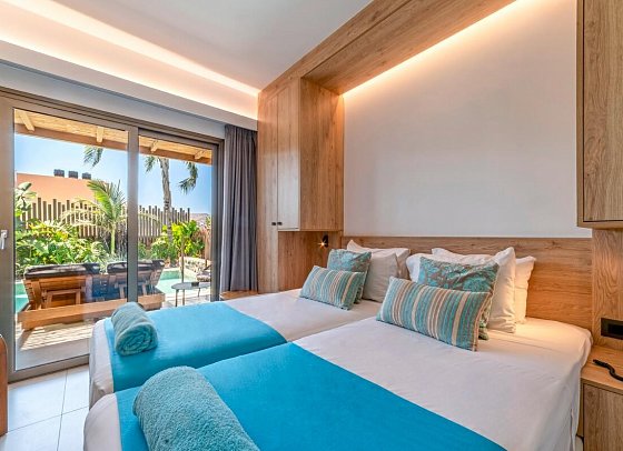 Aphrodite Beach Club - Wohnbeispiel Juniorsuite Privatpool (Zimmercodierung J1R)