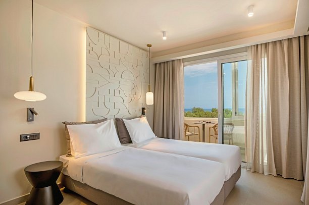 Georgioupolis Resort - Wohnbeispiel Doppelzimmer Sup. Meerblick (Zimmercodierung DSM)