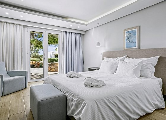 Almyra Hotel & Village - Wohnbeispiel Doppelzimmer Standard Gartenblick (Zimmercodierung DDG)