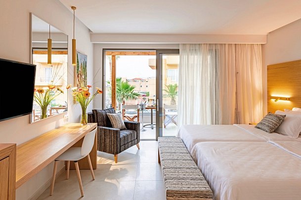 High Beach White - Wohnbeispiel Doppelzimmer Deluxe Gartenblick (Zimmercodierung DDG)