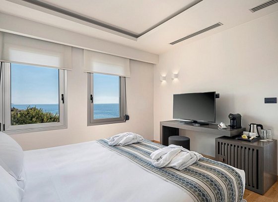 Kakkos Beach - Wohnbeispiel Juniorsuite Meerblick (Zimmercodierung JBM)