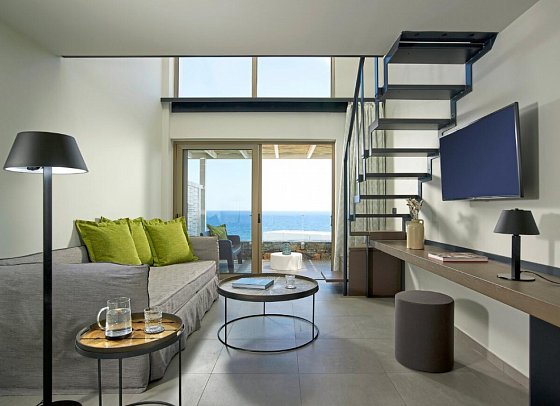 Kakkos Beach - Wohnbeispiel Maisonette Meerblick (Zimmercodierung MBM)