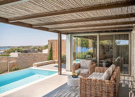 Kakkos Beach - Wohnbeispiel Villa Meerblick (Zimmercodierung VBM)