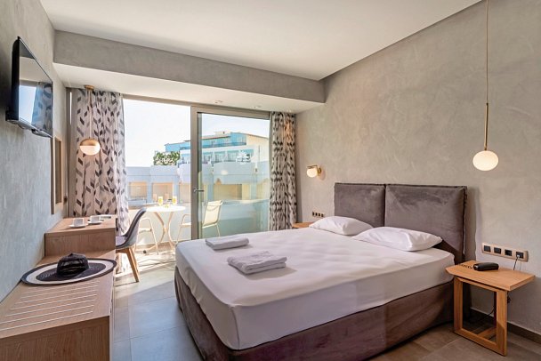 Kathrin Beach - Wohnbeispiel Doppelzimmer Deluxe Meerblick (Zimmercodierung DDM)