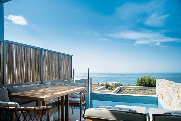 King Minos Retreat Resort & Spa - Wohnbeispiel Doppelzimmer Privat Pool (Zimmercodierung D2R)