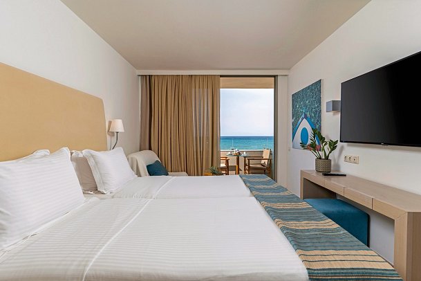 Kriti Beach Hotel - Wohnbeispiel Juniorsuite Meerblick (Zimmercodierung JSM)