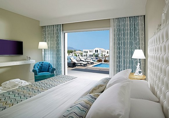 Anemos Luxury Grand Resort - Wohnbeispiel Doppelzimmer Privat Pool (Zimmercodierung D1R)