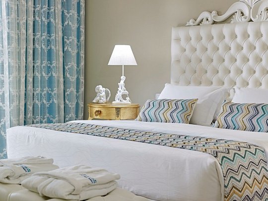 Anemos Luxury Grand Resort - Wohnbeispiel Doppelzimmer Meerblick (Zimmercodierung DBM)