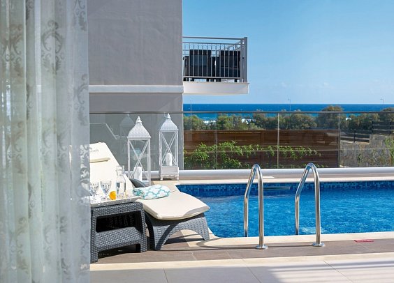 Anemos Luxury Grand Resort - Wohnbeispiel Suite Privat Pool (Zimmercodierung WBR)