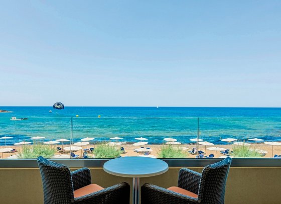 Calimera Sirens Beach - Wohnbeispiel Doppelzimmer Meerblick (Zimmercodierung D1M)