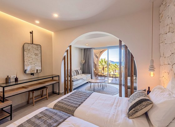 Eliros Mare Beachfront Poem Hotel - Wohnbeispiel Doppelzimmer Superior 1. Reihe (Zimmercodierung DS2)