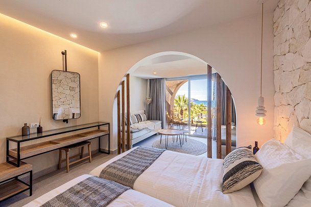 Eliros Mare Beachfront Poem Hotel - Wohnbeispiel Doppelzimmer Superior 1. Reihe (Zimmercodierung DS2)