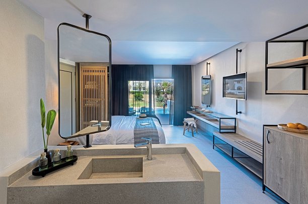 Eliros Mare - Wohnbeispiel Doppelzimmer Superior Privat Pool (Zimmercodierung DSR)