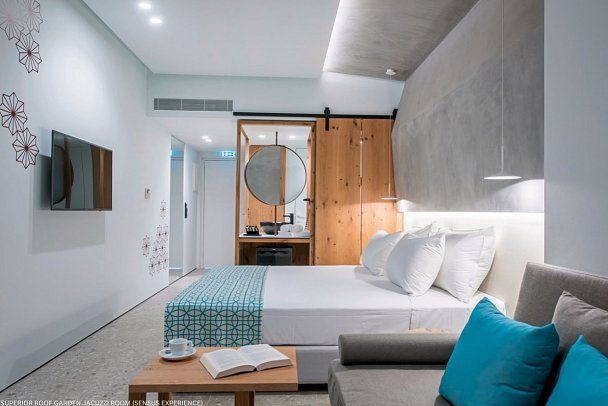 Aelius Hotel & Spa - Wohnbeispiel Doppelzimmer Superior Swim-Up Sensus Experience (Zimmercodierung DSQ)