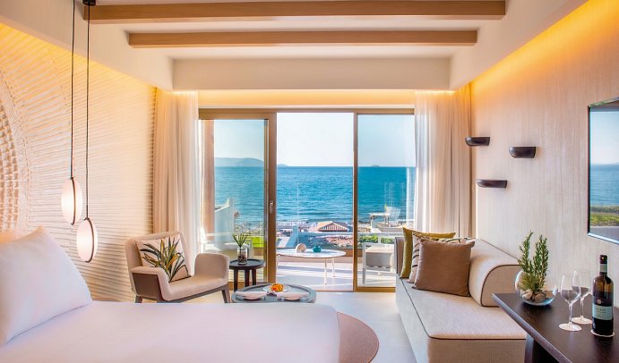 Mitsis Selection Rinela - Wohnbeispiel Doppelzimmer Superior Meerblick (Zimmercodierung DSM)