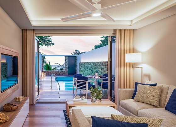 Minos Imperial Luxury Beach Resort and Spa Milatos - Wohnbeispiel Deluxe Island Spa Villa