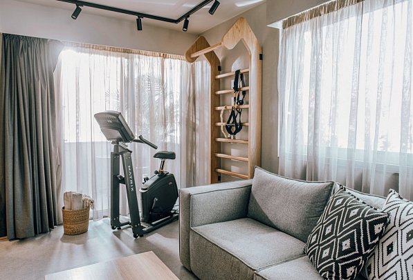 Sentido Unique Blue Resort - Wohnbeispiel Sentido Fitnesszimmer (Zimmercodierung D2G)