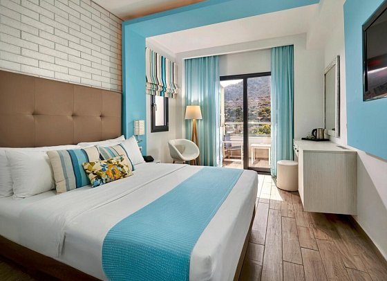 Sentido Kyknos Beach - Wohnbeispiel Doppelzimmer Superior Meerblick (Zimmercodierung DSM)