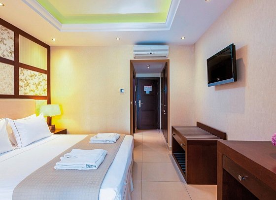 Theartemis Palace - Wohnbeispiel Doppelzimmer (Zimmercodierungen DP1, DBL, DBP, DSL & DSP)