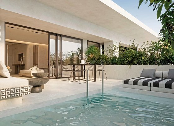 Theartemis Palace - Wohnbeispiel Suite Privatpool (Zimmercodierung W1R)