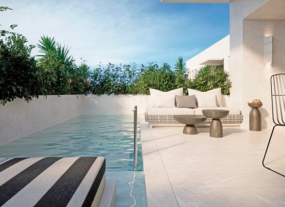 Theartemis Palace - Wohnbeispiel Suite Privatpool (Zimmercodierung W1R)