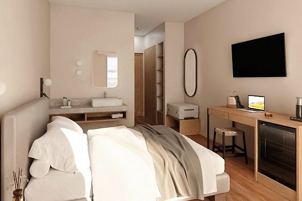 Zeus Hotels Ydoria Resort - Wohnbeispiel Doppelzimmer Superior (Zimmercodierungen DS1 & DSR)