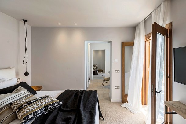 Minos Beach Art - Wohnbeispiel Villa 1 Schlafz. Meerblick Privatpool (Zimmercodierung VBR)