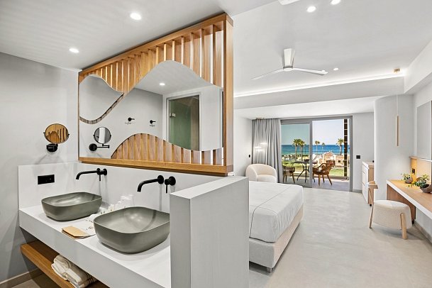 Ventale Island Breeze Resort - Wohnbeispiel Doppelzimmer Premium Meerblick (Zimmercodierung DMM)