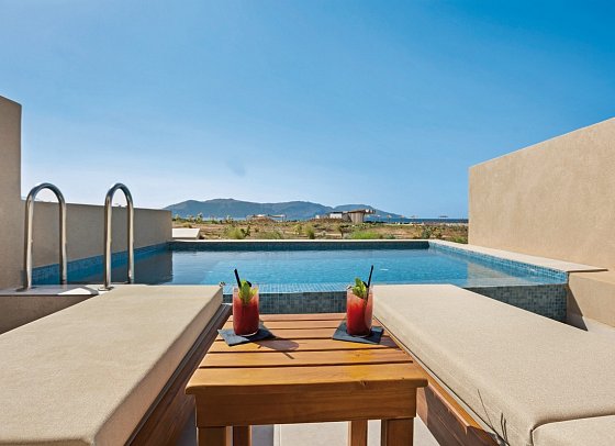 Ventale Island Breeze Resort - Wohnbeispiel Doppelzimmer Premium Swim up (Zimmercodierung DMQ)