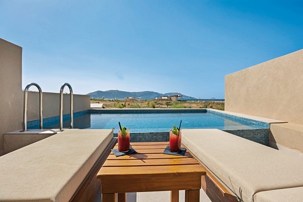 Ventale Island Breeze Resort - Wohnbeispiel Doppelzimmer Premium Swim up (Zimmercodierung DMQ)