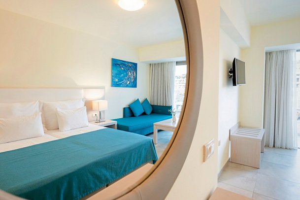 Ariadne Beach Agios Nikolaos - Wohnbeispiel Bungalow Superior seitl. Meerblick (Zimmercodierung BSN)