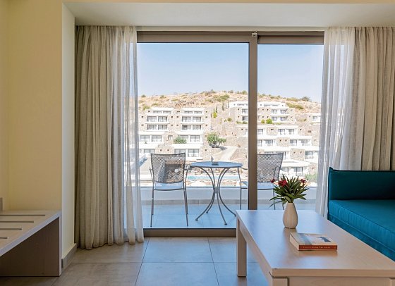 Ariadne Beach Agios Nikolaos - Wohnbeispiel Bungalow Superior seitl. Meerblick (Zimmercodierung BSN)
