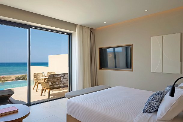 Oros Luxury Beach Resort - Wohnbeispiel Doppelzimmer Deluxe Privatpool (Zimmercodierung DD5)