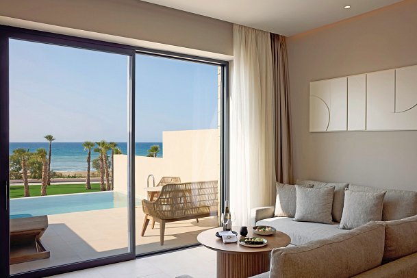 Oros Luxury Beach Resort - Wohnbeispiel Juniorsuite Premium Privat Pool (Zimmercodierung J2R)