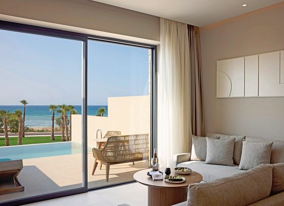 Oros Luxury Beach Resort - Wohnbeispiel Juniorsuite Premium Privat Pool (Zimmercodierung J2R)