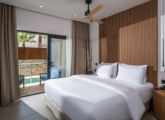 Noble Hotel - Wohnbeispiel Doppelzimmer Plunge Pool (Zimmercodierung DBQ)